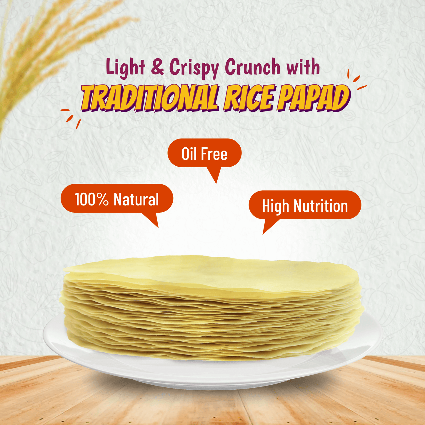 Rice Papad