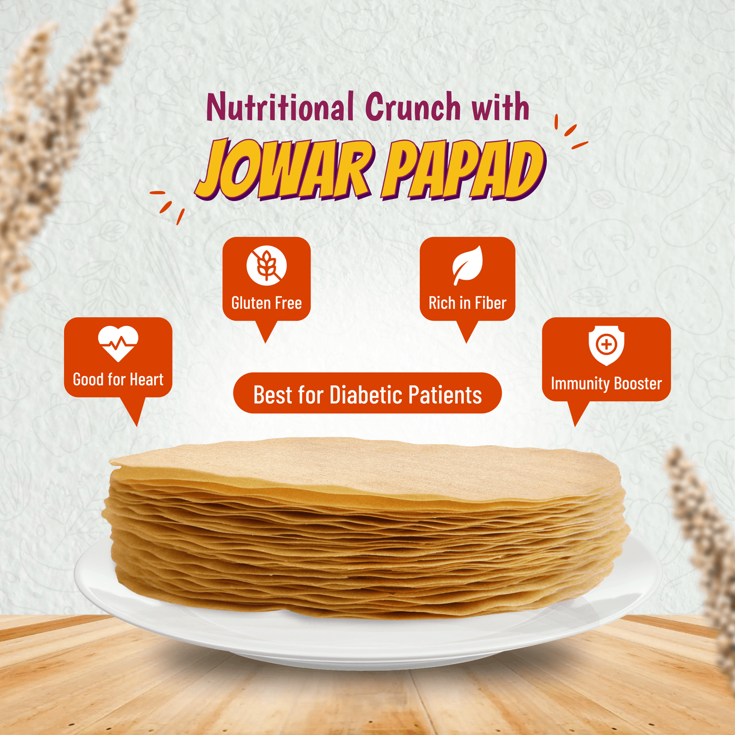 Sorghum Papad