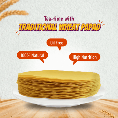 Oil Free Wheat Papad