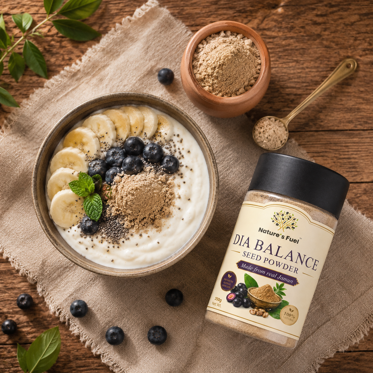 Dia Balance — જાંબુના ઠળિયાનો પાવડર