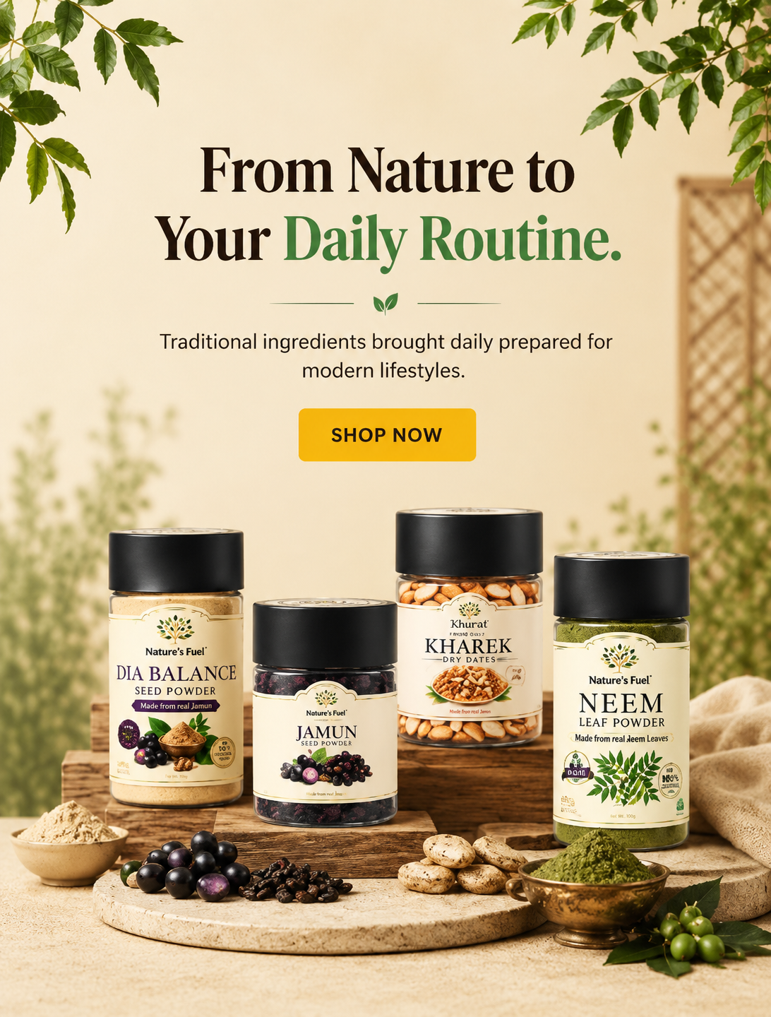 Powered by nature, crafted for wellness