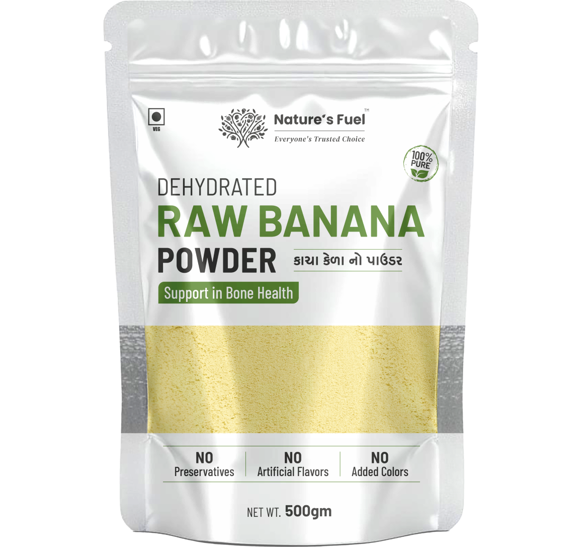 Raw Banana - Dehydrated Organic Powder (500gm) (કાચા કેળાનો પાઉડર)