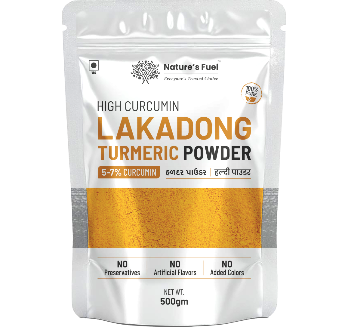 High Curcumin Lakadong Turmeric Powder (હળદર પાઉડર)