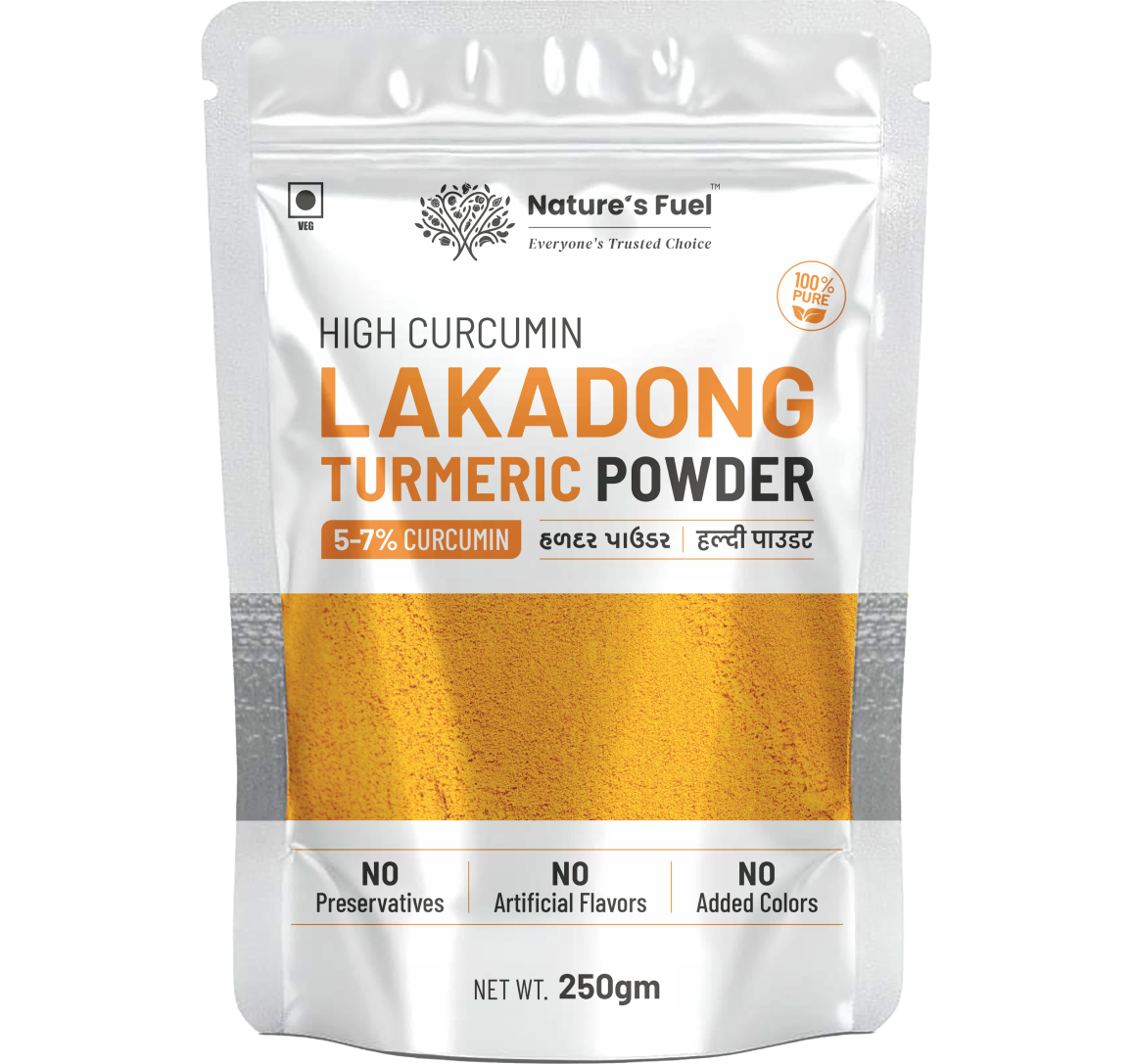 High Curcumin Lakadong Turmeric Powder (હળદર પાઉડર)