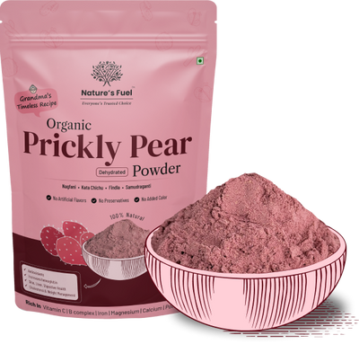 Prickly Pear - Dehydrated Organic Powder (300g) (હાથલાના ફિંડલાનો પાઉડર)