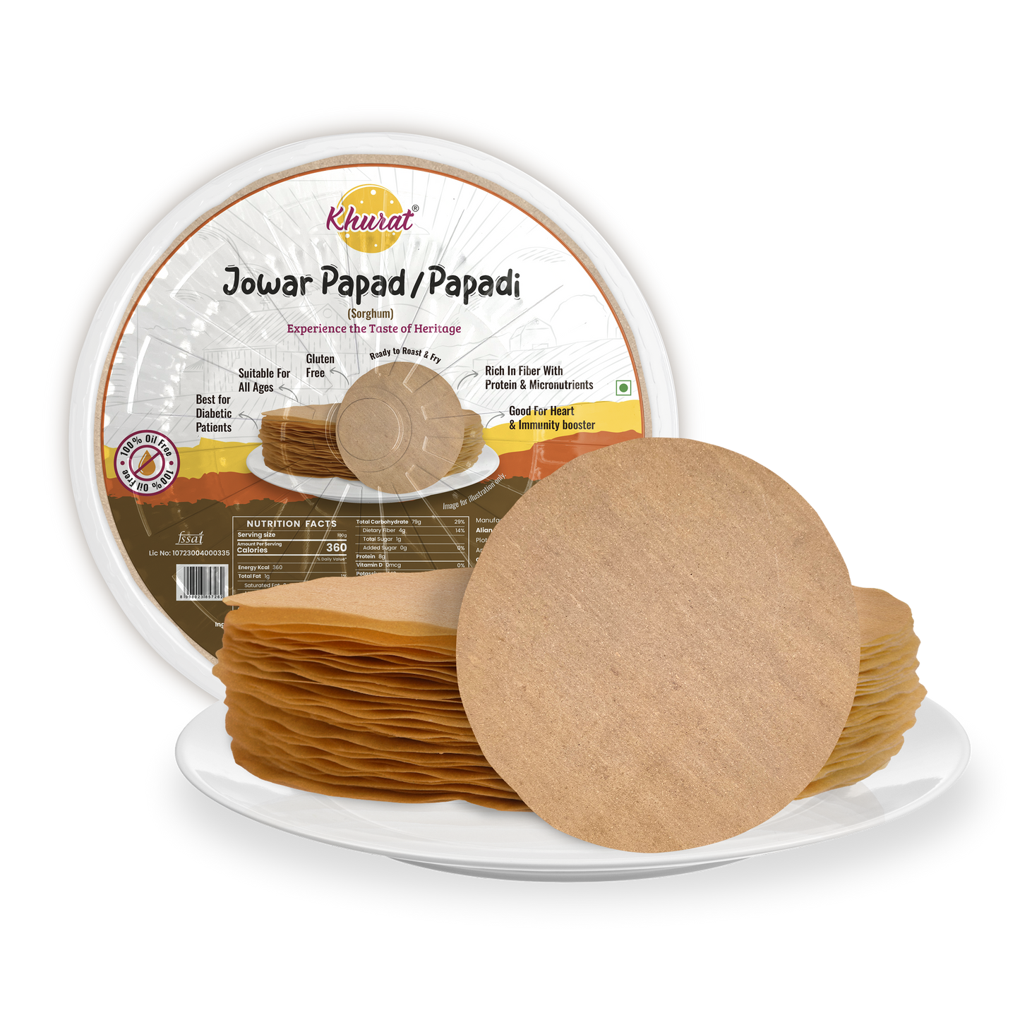 Sorghum Papad