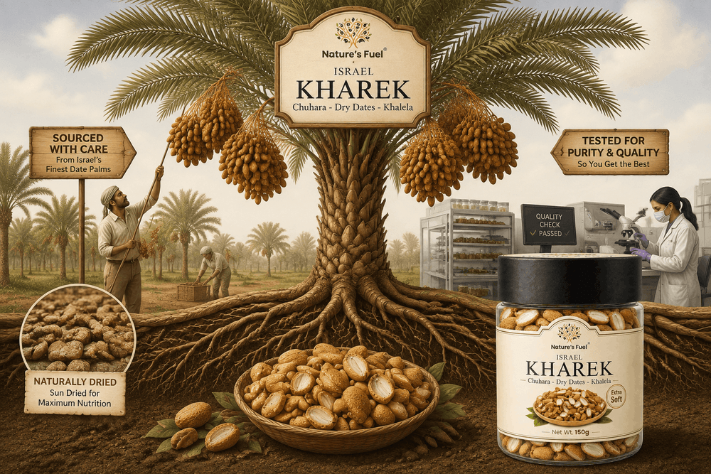 Israel Kharek (Dry Dates) - Pure kharek. Nothing added. Nothing hidden.