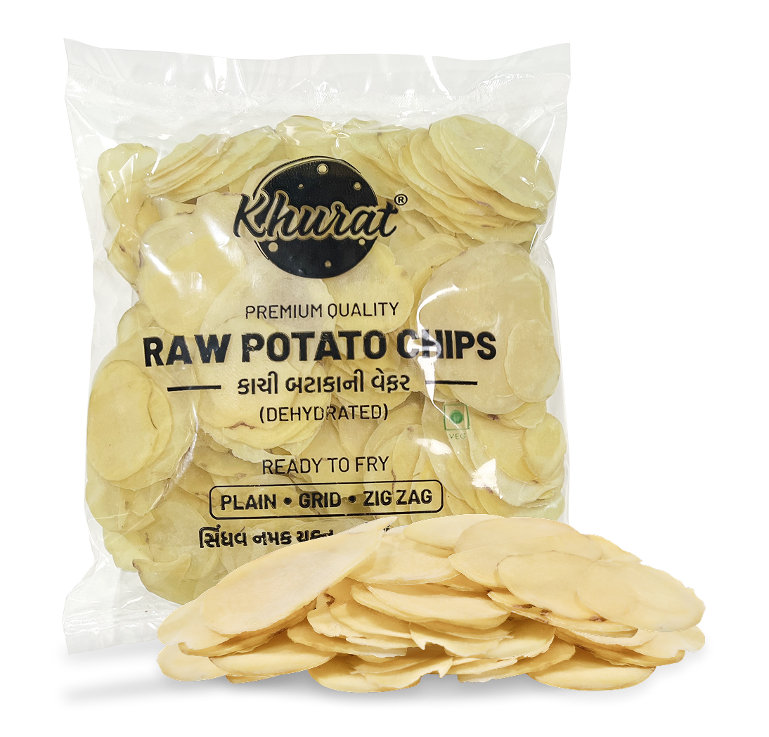 Raw Potato Chips (કાચી બટાકા ની વેફર)