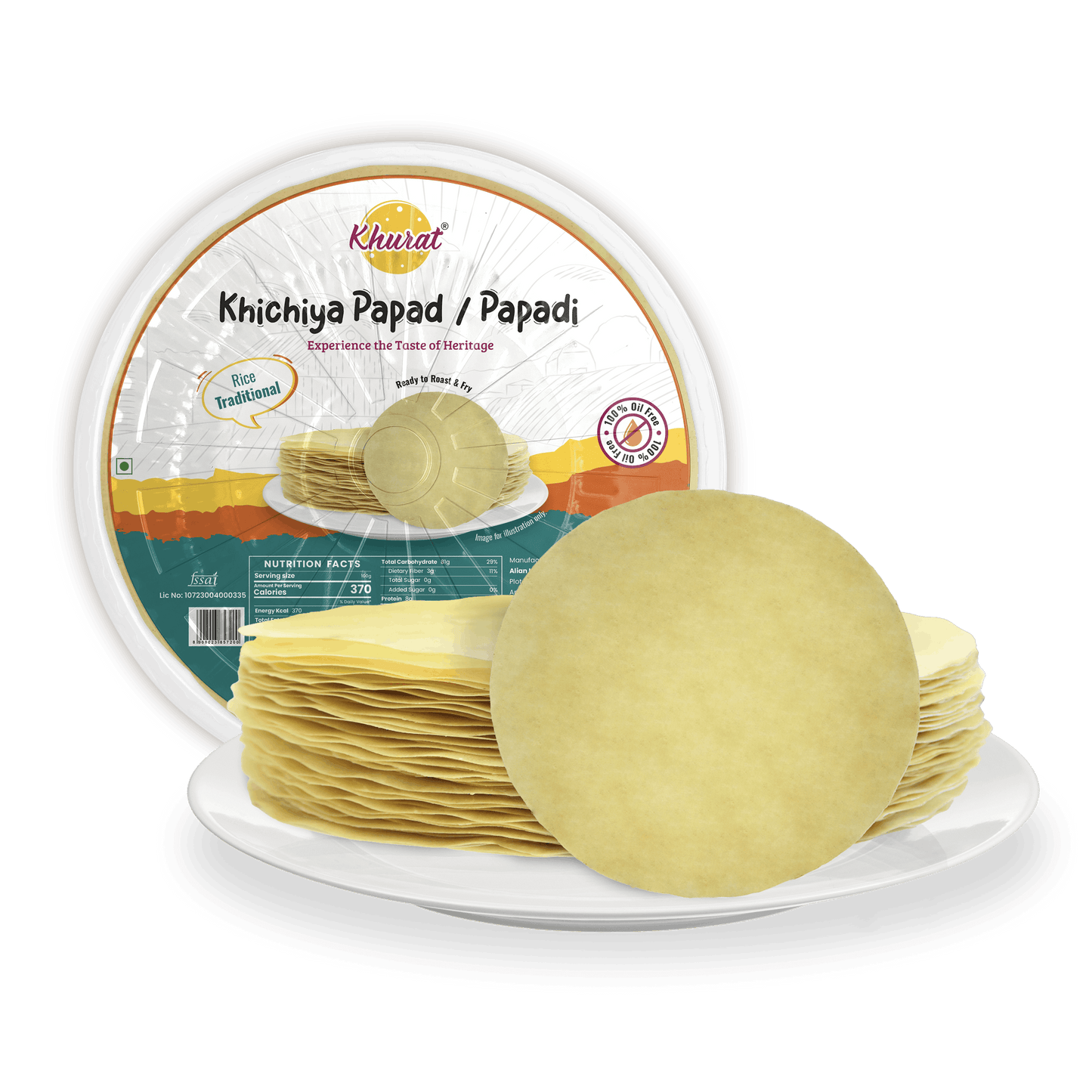 Rice Khichiya Papad — traditional flavour, product gallery view