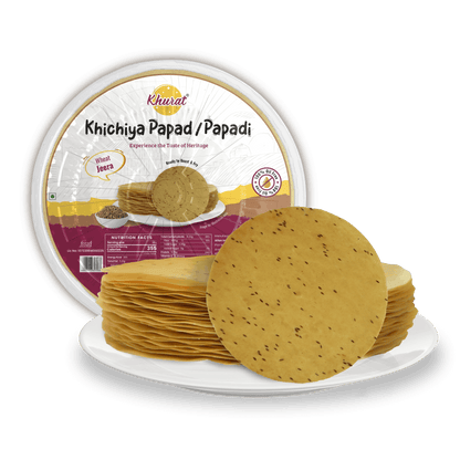 Wheat Khichiya Papad, Jeera (cumin) flavour, pack shot
