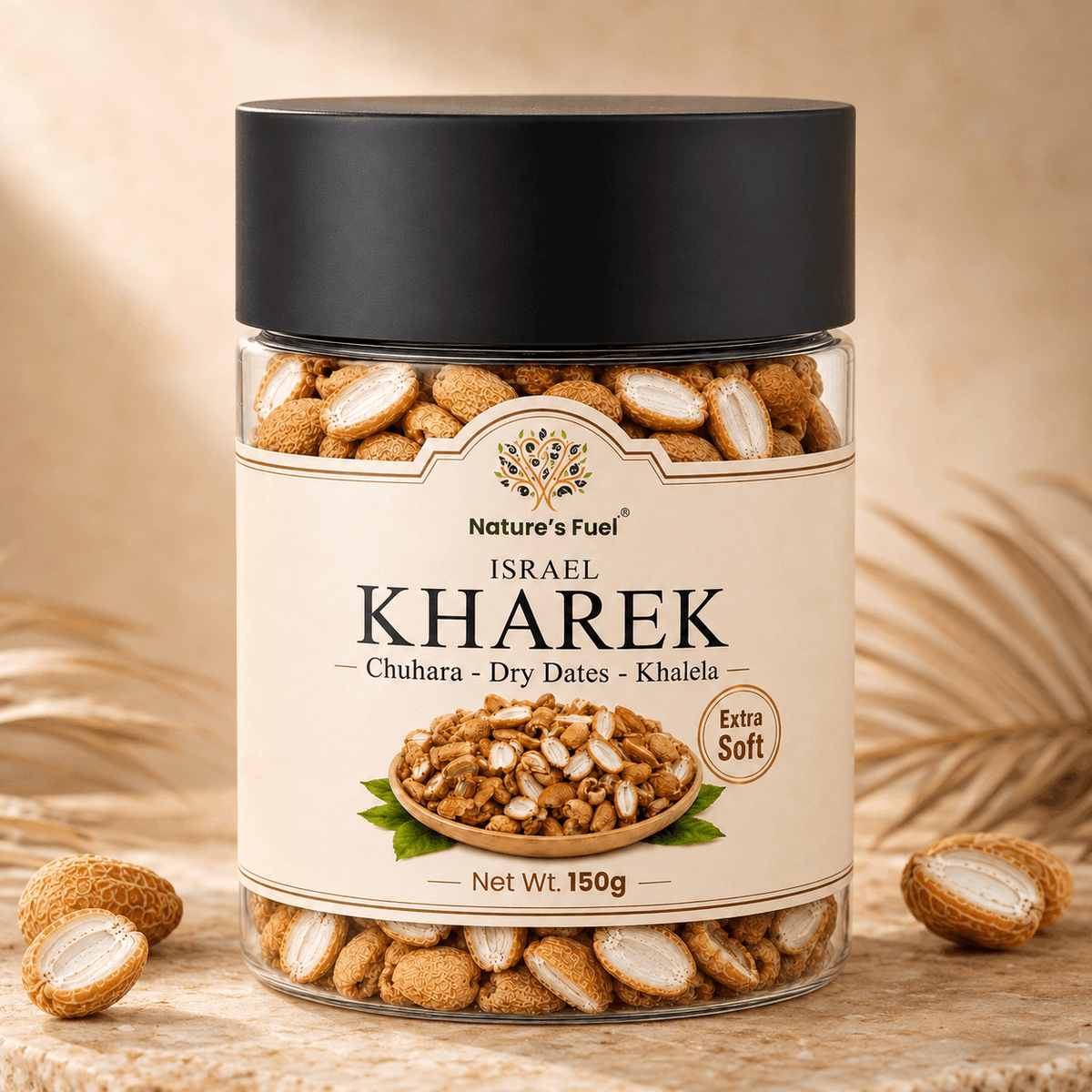 Nature's Fuel Israel Kharek daily uses - in cereal, smoothies and dessert toppings